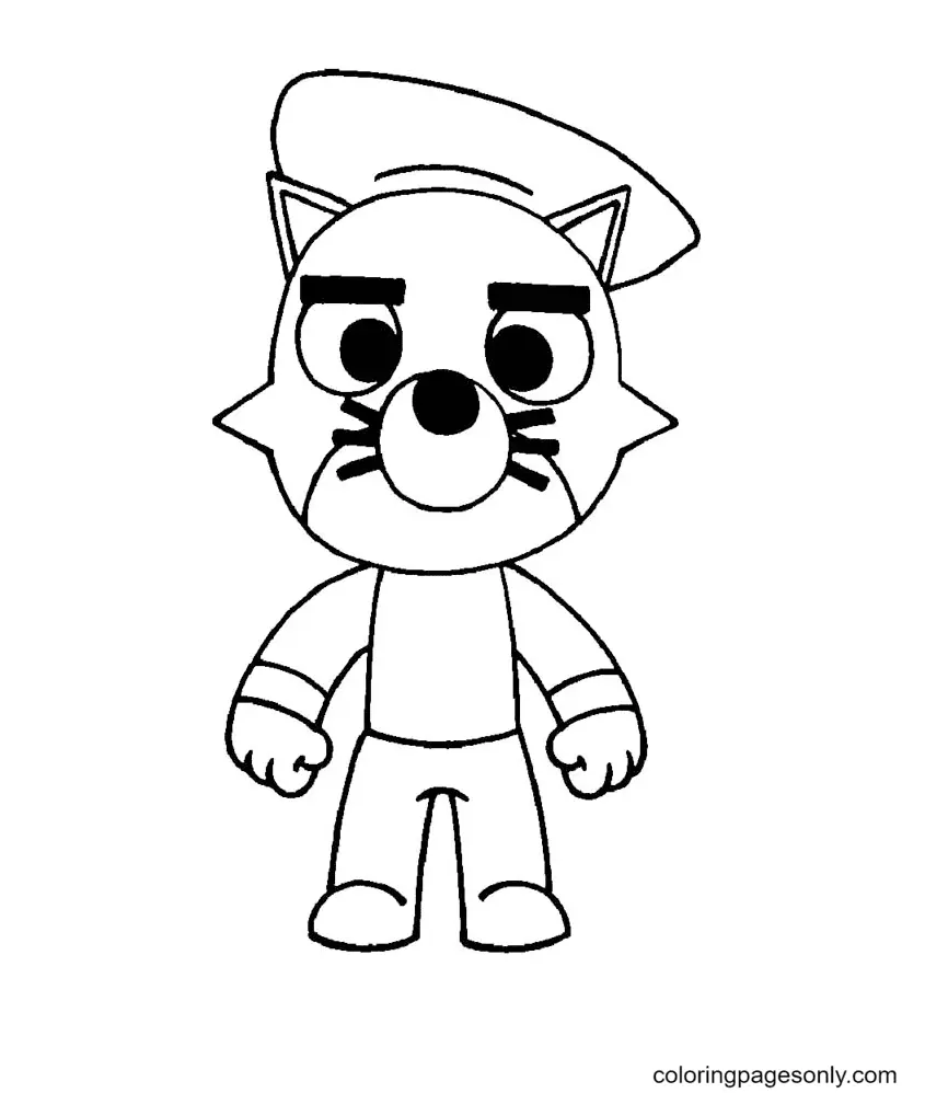 Piggy Coloring Pages 11