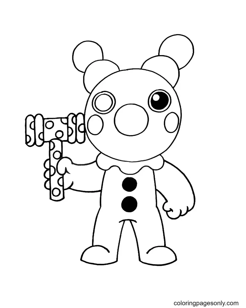 Piggy Coloring Pages 12