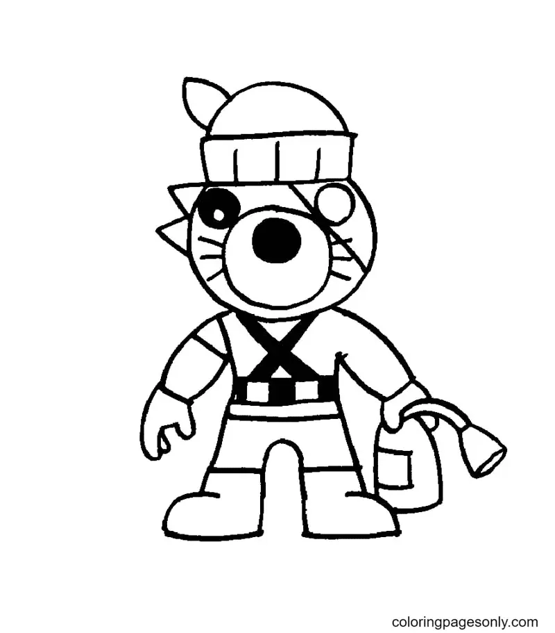 Piggy Coloring Pages 13