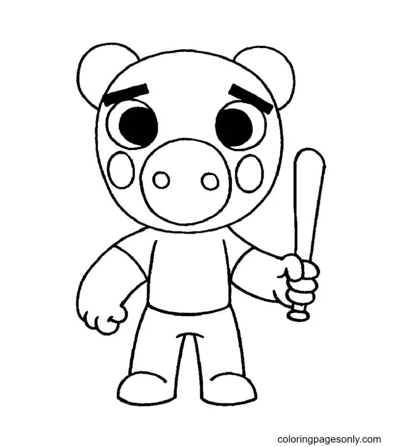 Piggy Coloring Pages 17