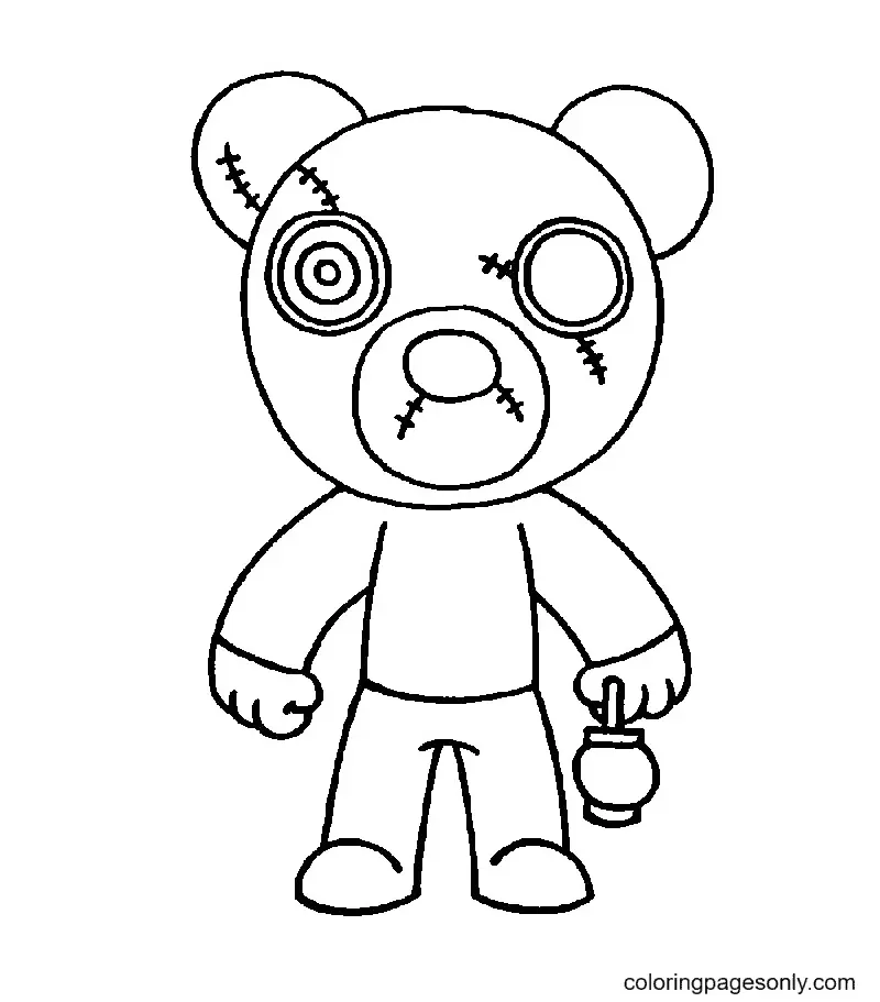 Piggy Coloring Pages 2