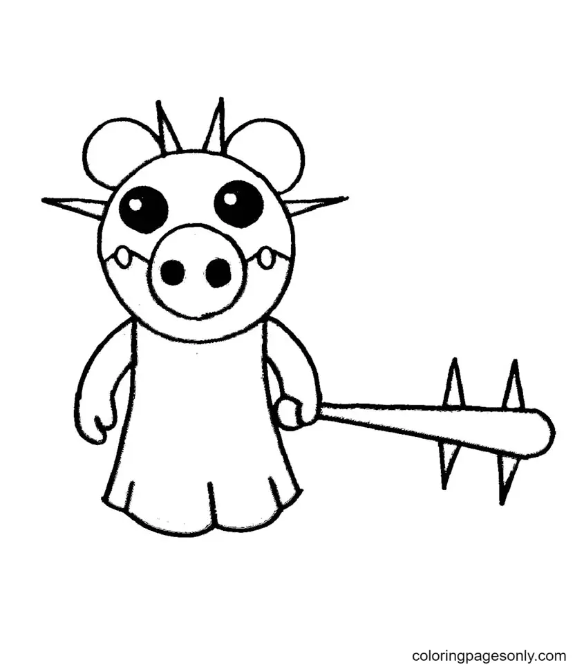 Piggy Coloring Pages 22