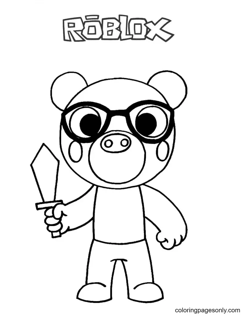 Piggy Coloring Pages 27