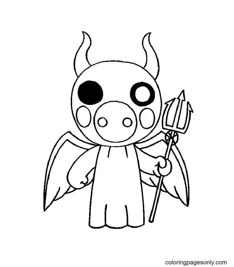 Piggy Coloring Pages 28