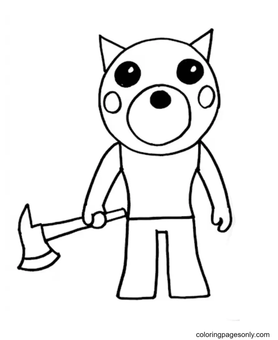 Piggy Coloring Pages 29
