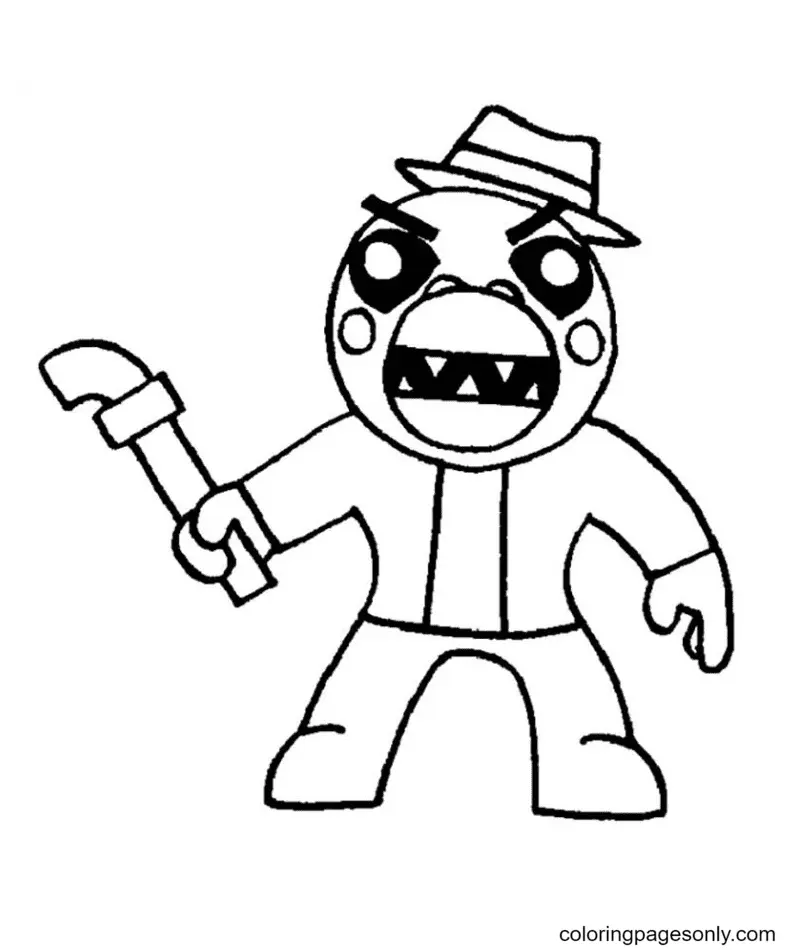 Piggy Coloring Pages 3