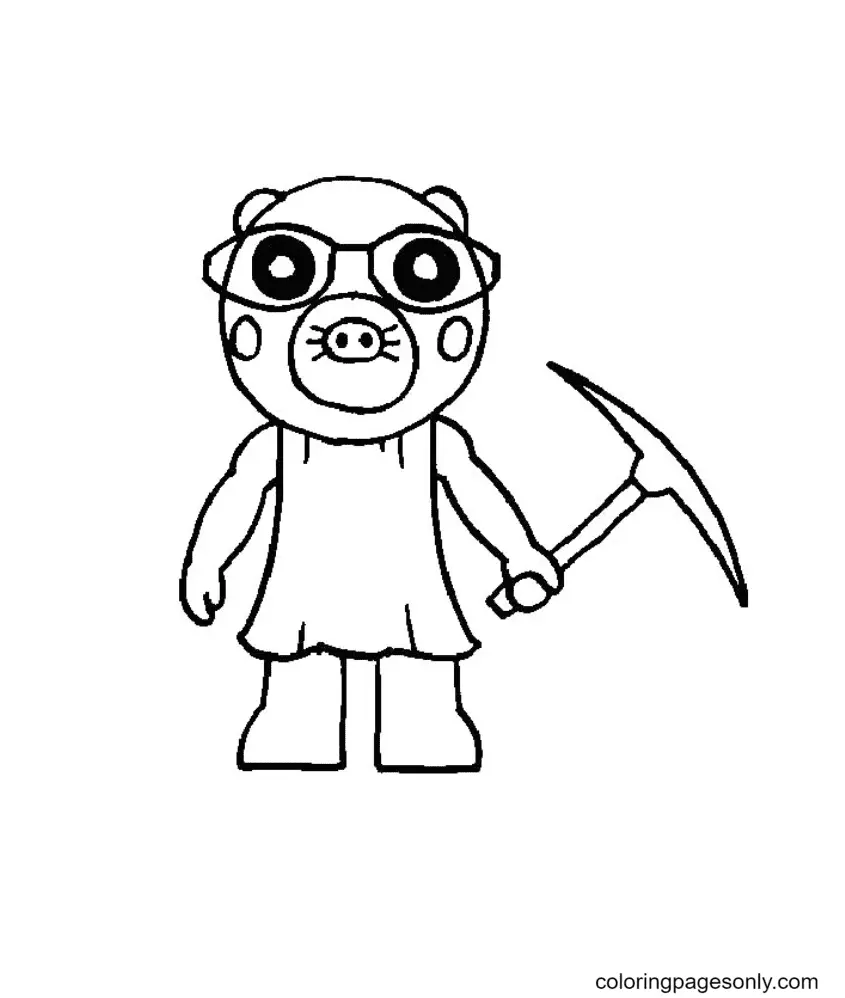 Piggy Coloring Pages 31