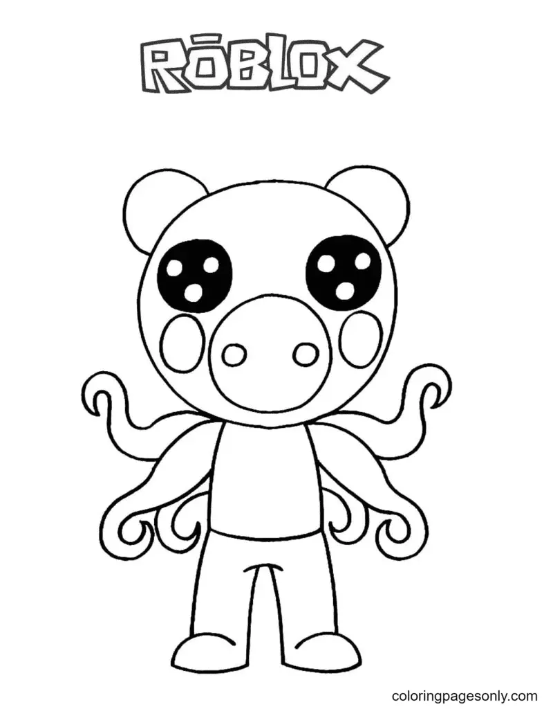 Piggy Coloring Pages 32