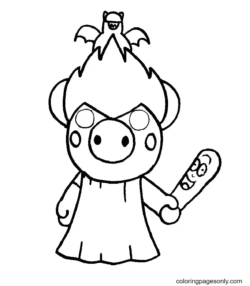 Piggy Coloring Pages 39