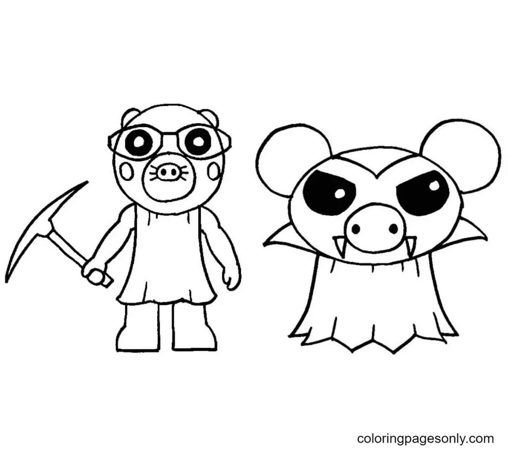 Piggy Coloring Pages 41