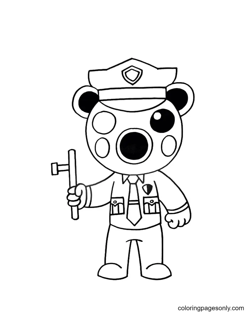 Piggy Coloring Pages 45