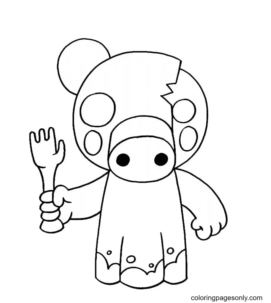 Piggy Coloring Pages 46