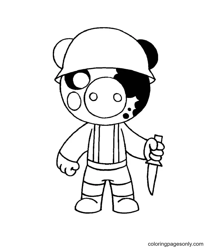 Piggy Coloring Pages 5