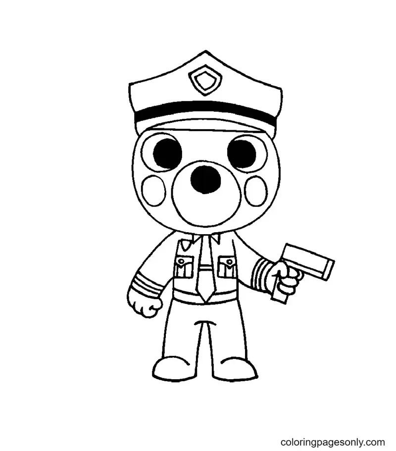 Piggy Coloring Pages 7