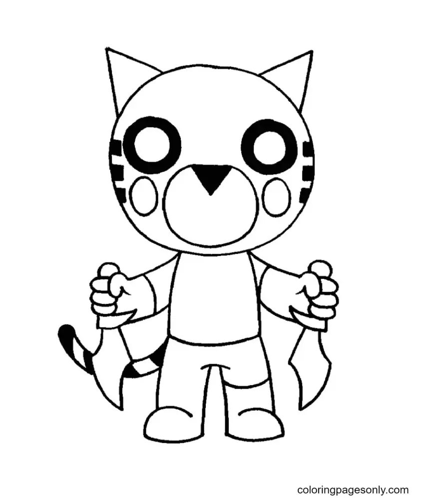 Piggy Coloring Pages 9