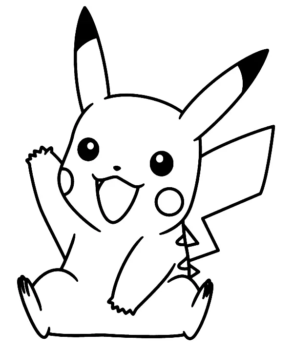 Pikachu Para Colorear 107