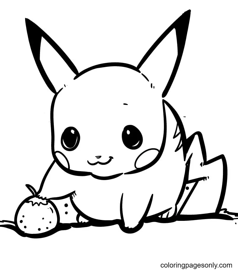 Desenhos de Pikachu Para Colorir 53