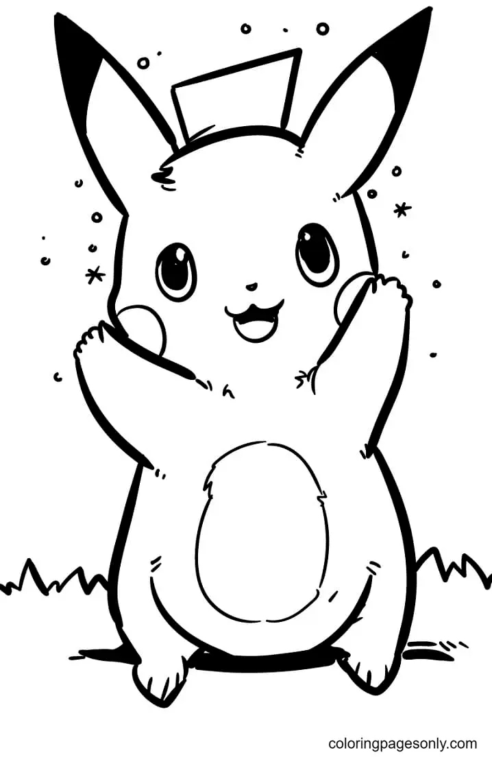 Pikachu Coloring Pages 59