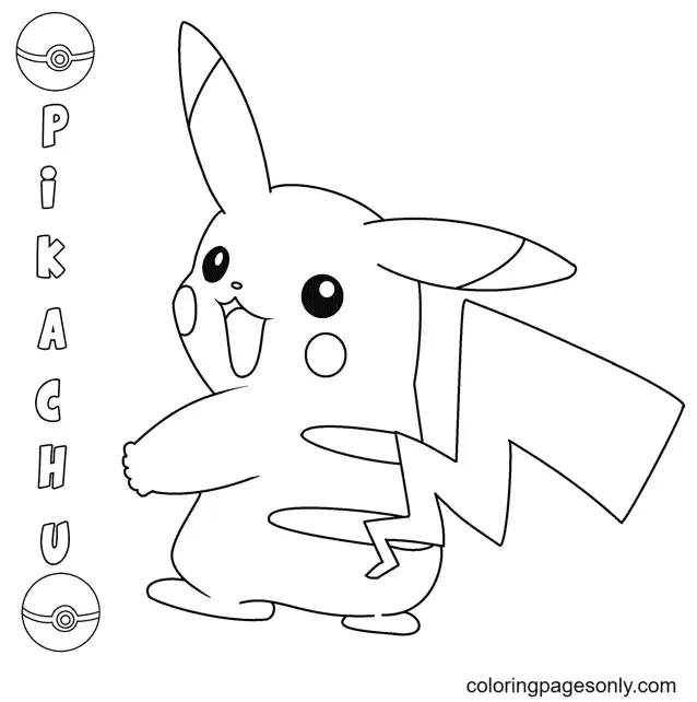 Pikachu Ausmalbilder 124