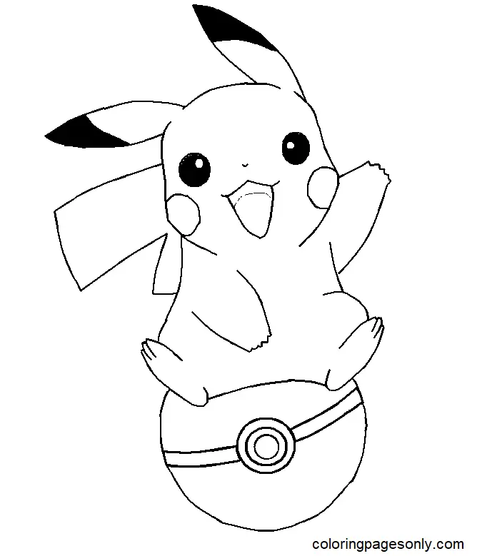 Pikachu Coloring Pages 71