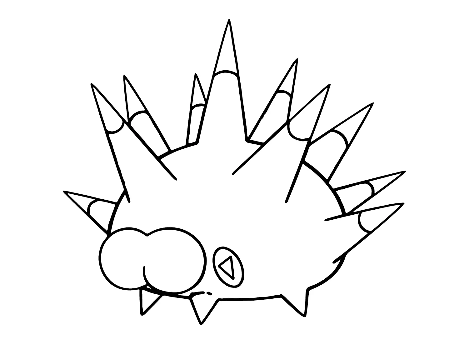 Pincurchin Para Colorear 16