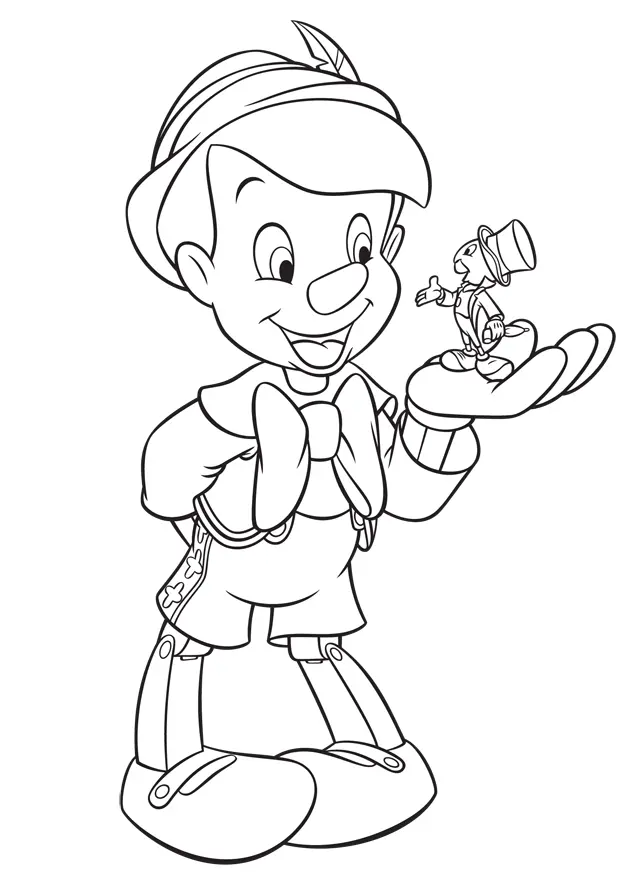 Pinocchio Ausmalbilder 10