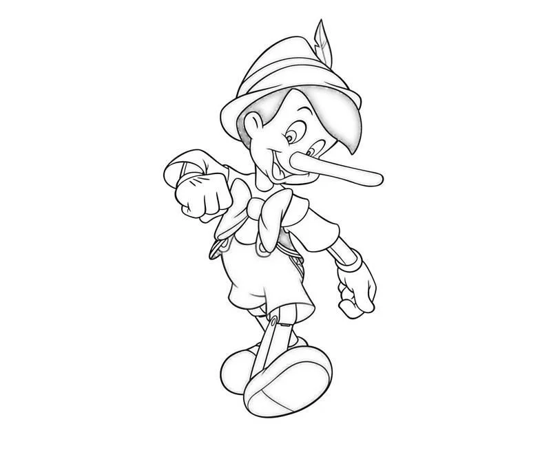 Pinocchio Ausmalbilder 17