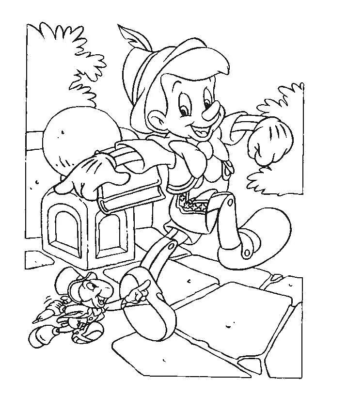Pinocchio Ausmalbilder 25