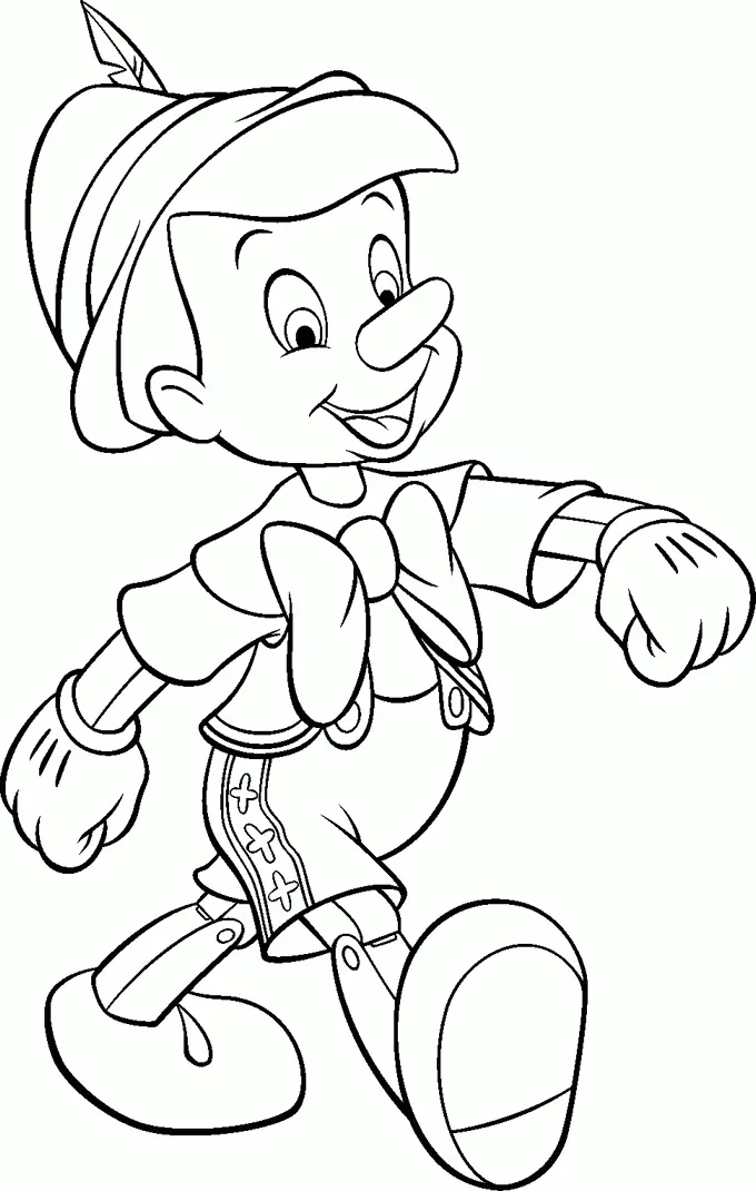 Pinocchio Ausmalbilder 3