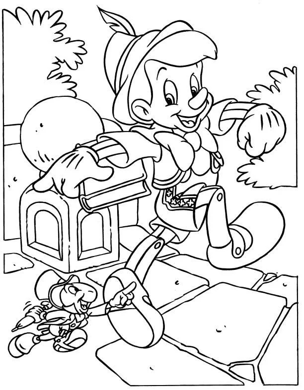 Pinocchio Ausmalbilder 31