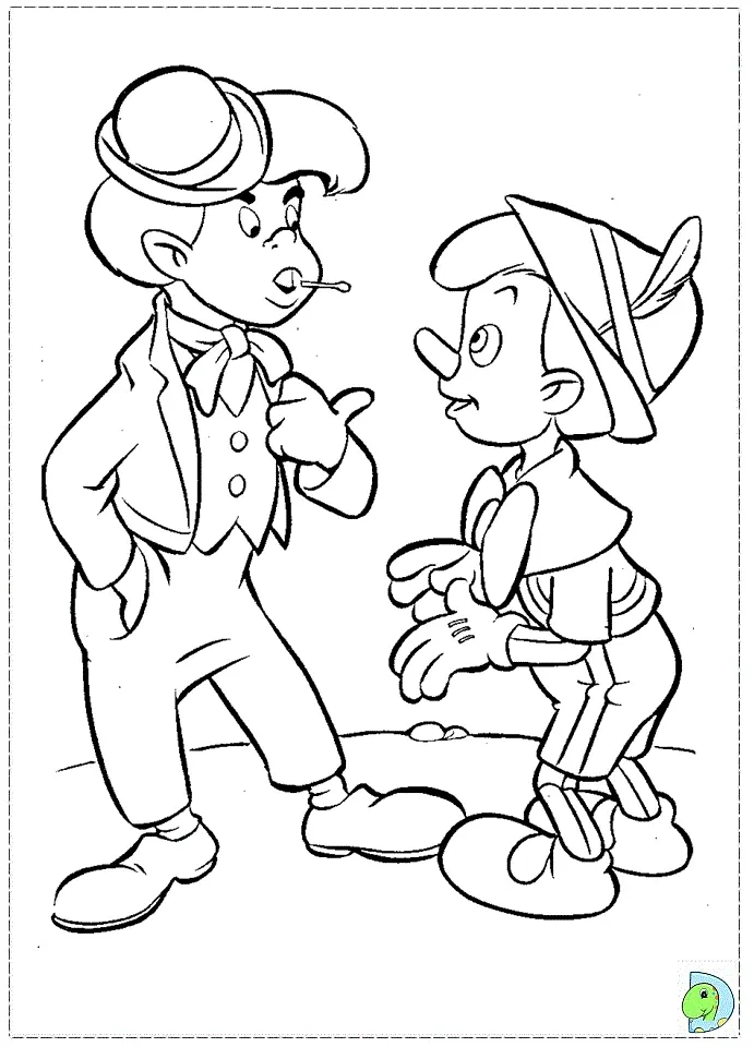 Pinocho Para Colorear