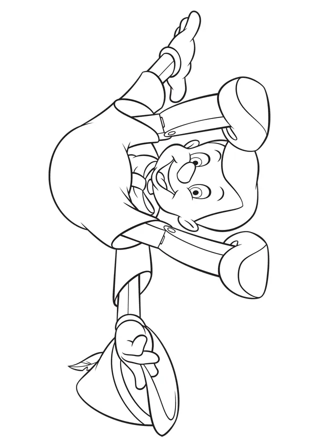 Pinocchio Ausmalbilder 7