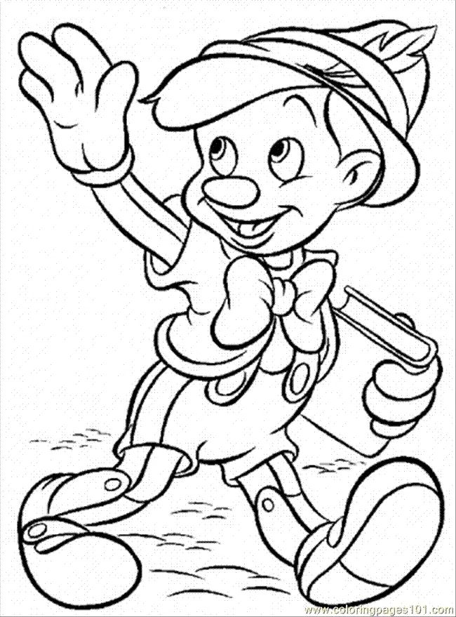 Pinocchio Ausmalbilder 9