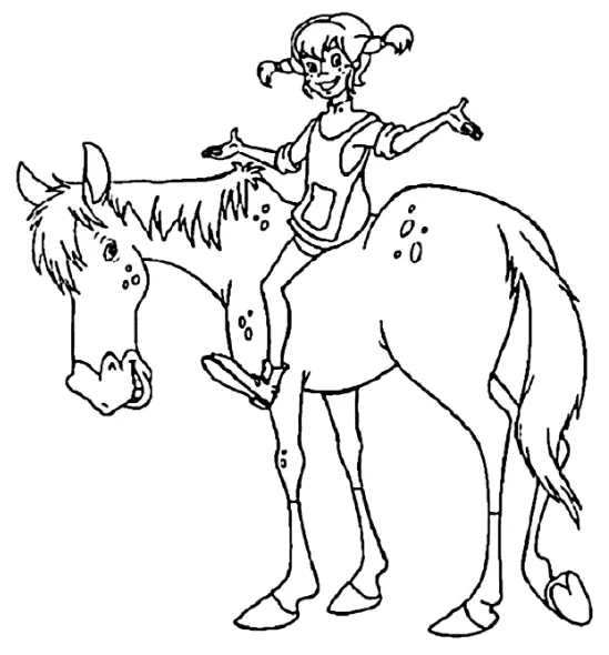 Pippi Langstrumpf Ausmalbilder 11