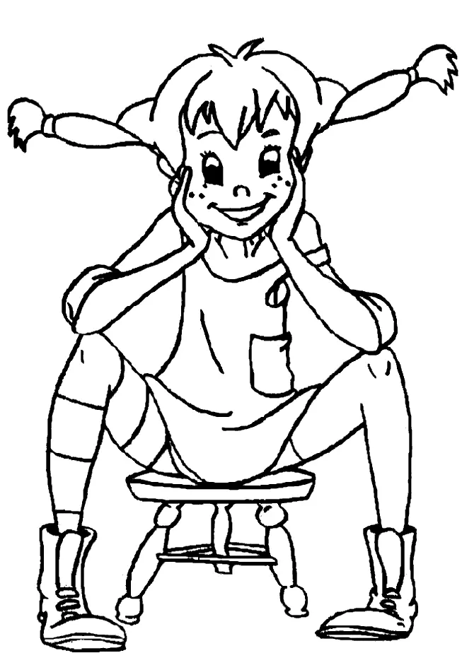 Pippi Langstrumpf Ausmalbilder 13