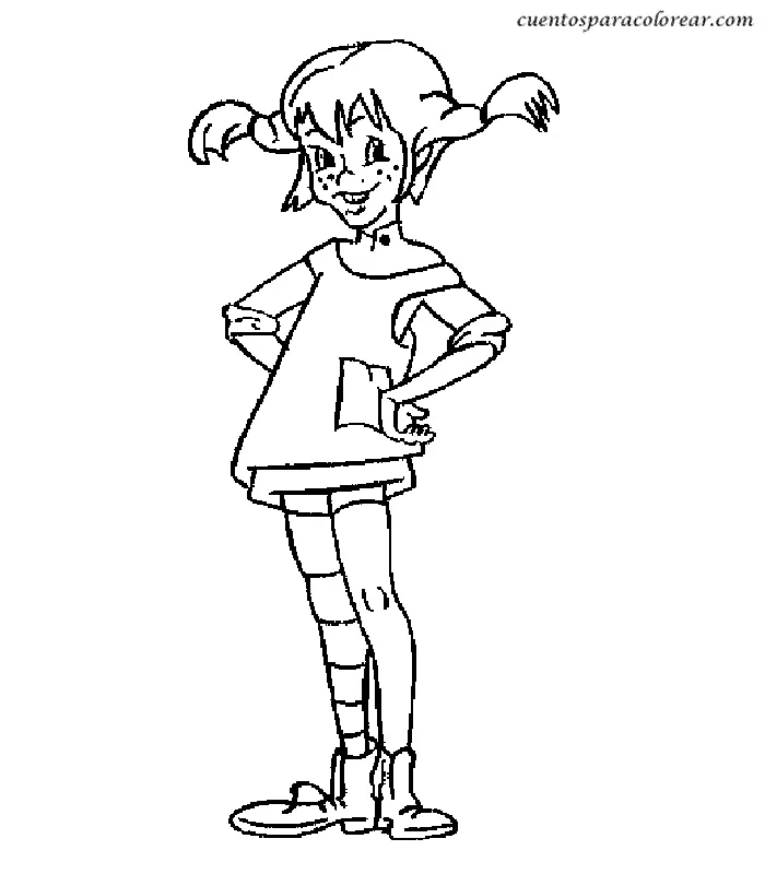 Pippi Langstrumpf Ausmalbilder 2