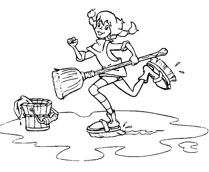 Pippi Longstocking Coloring Pages 21