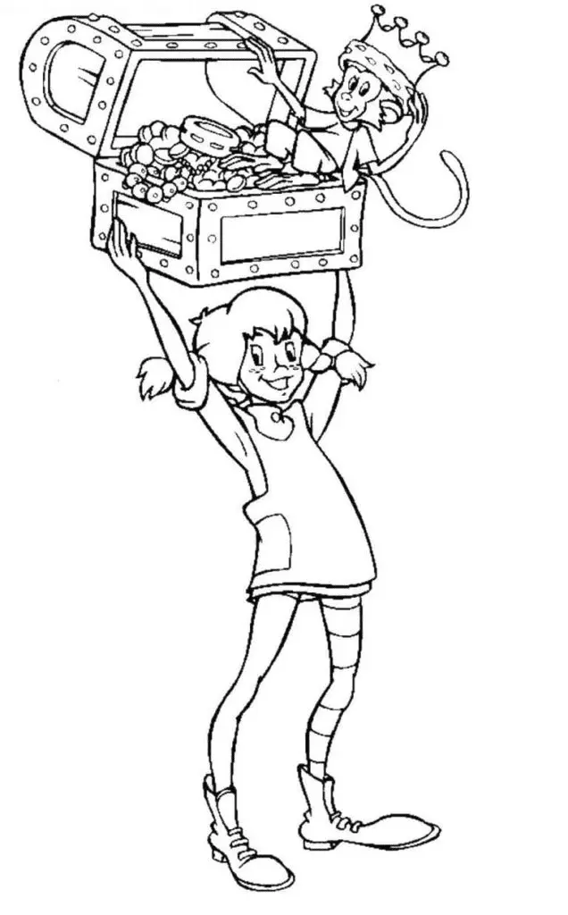Pippi Langstrumpf Ausmalbilder 23