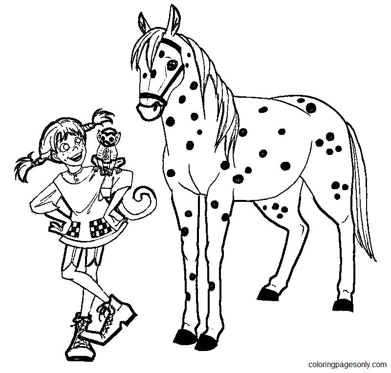Pippi Langstrumpf Ausmalbilder 4