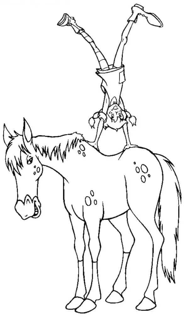 Pippi Langstrumpf Ausmalbilder 9