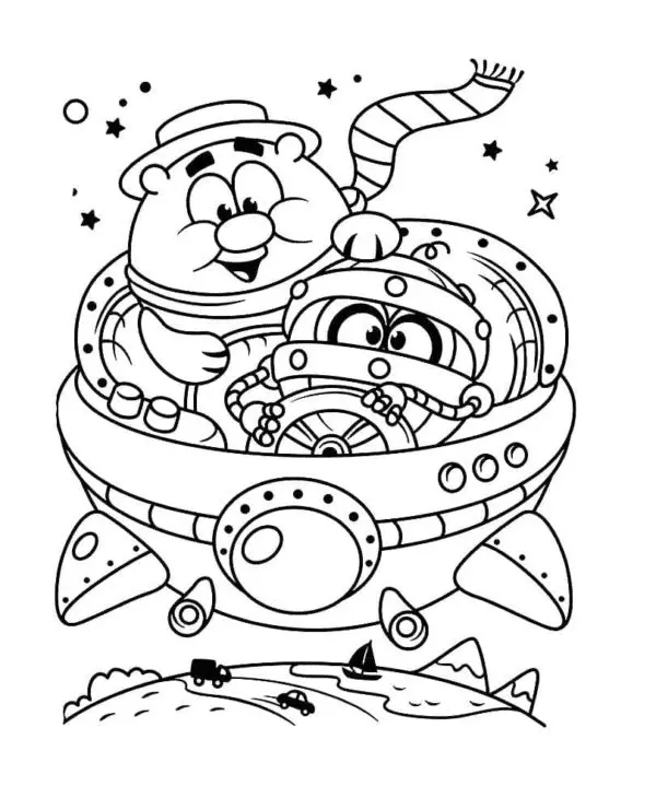 Desenhos de Planeta Para Colorir 37