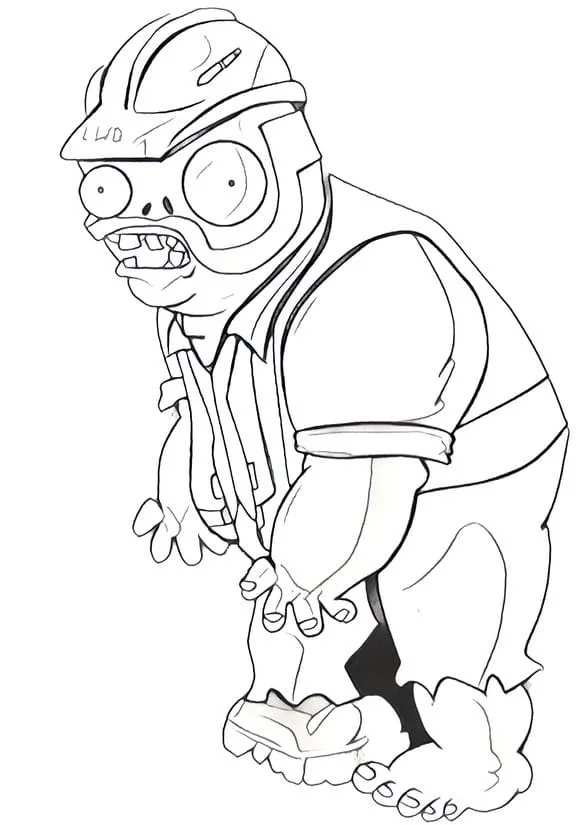 Plants vs Zombies Coloring Pages 130