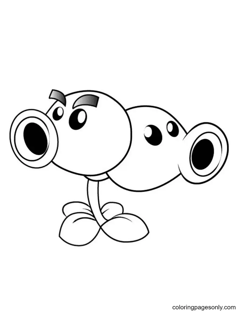 Desenhos de Plants Vs Zombies Para Colorir 134