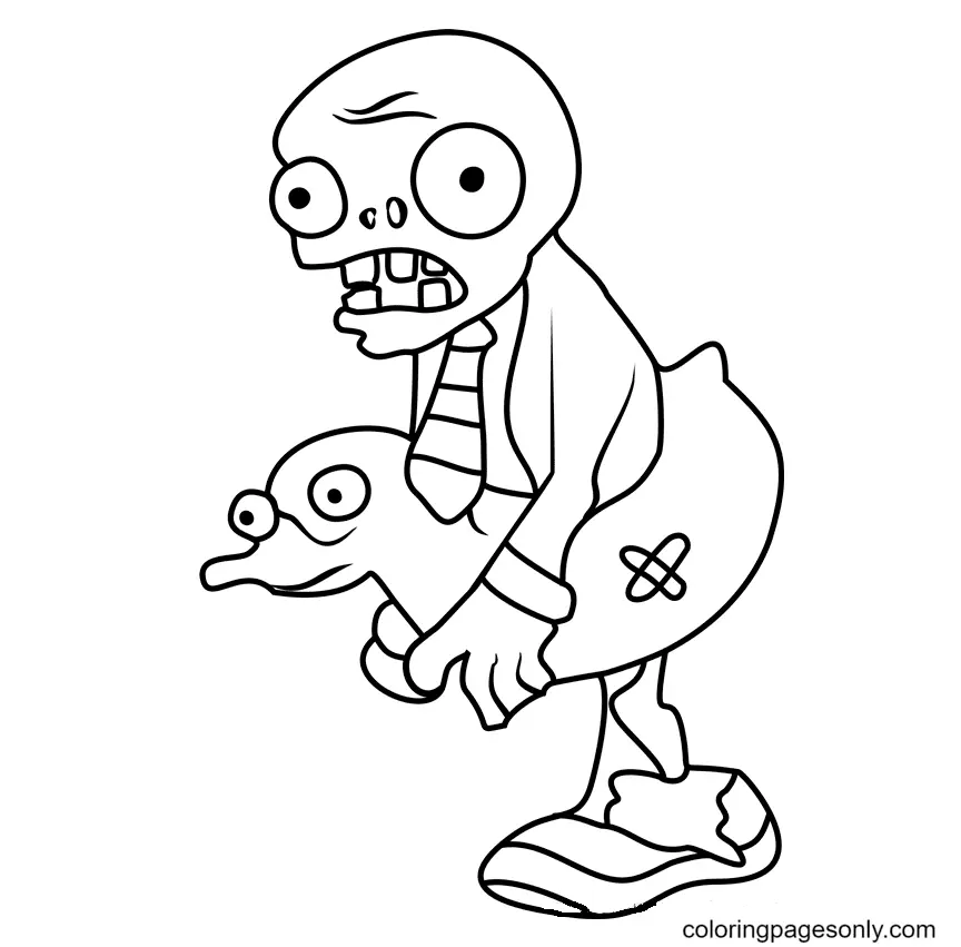 Plants vs Zombies Coloring Pages 68