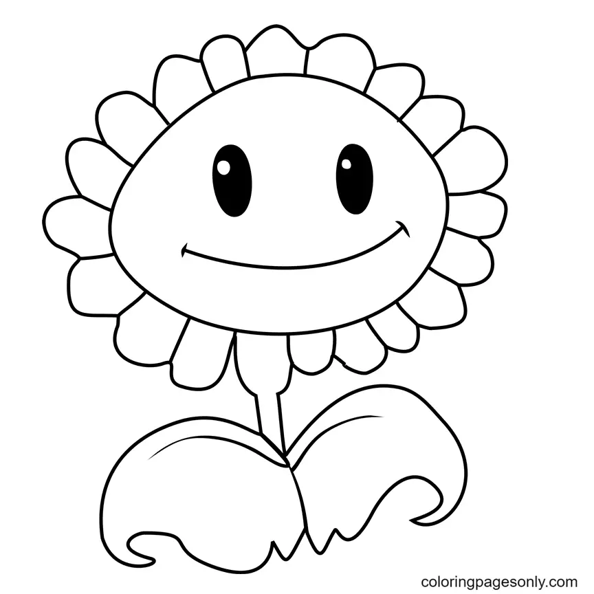Plants vs Zombies Coloring Pages 80