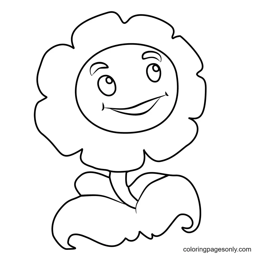 Plants vs Zombies Coloring Pages 84