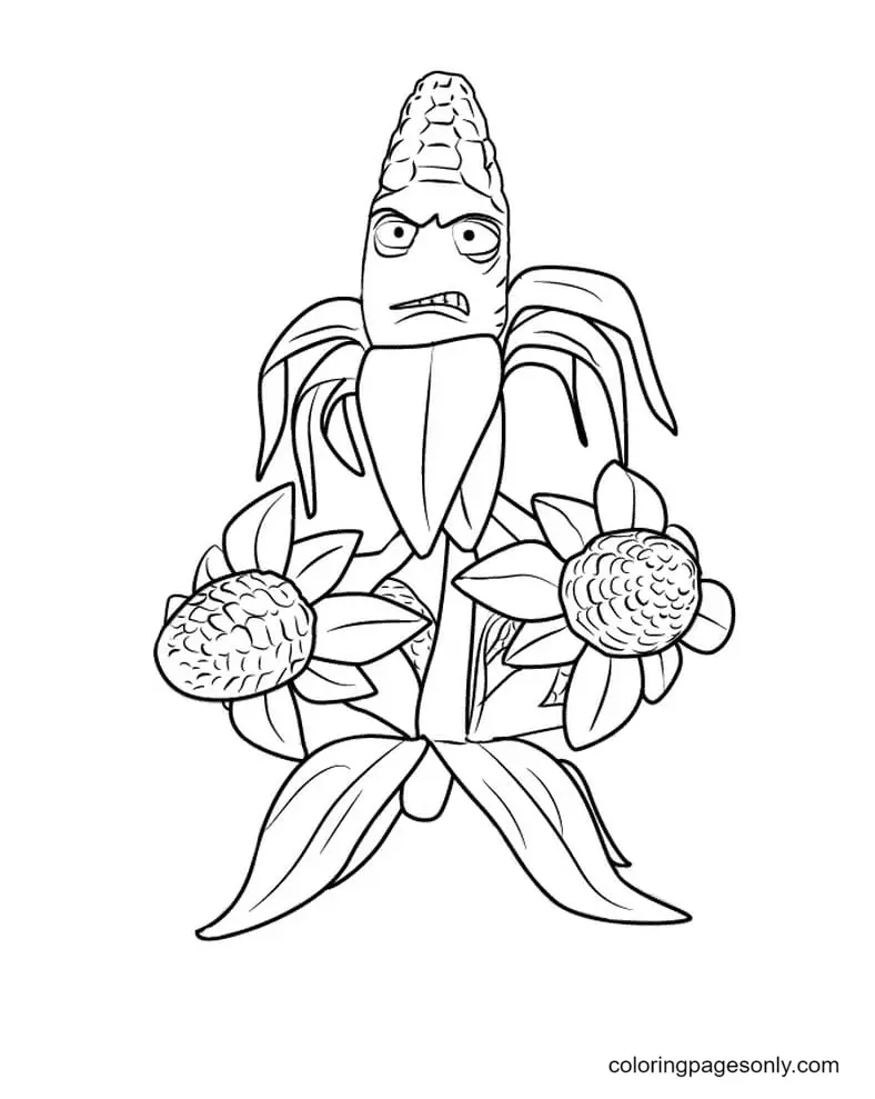 Plants vs Zombies Coloring Pages 88