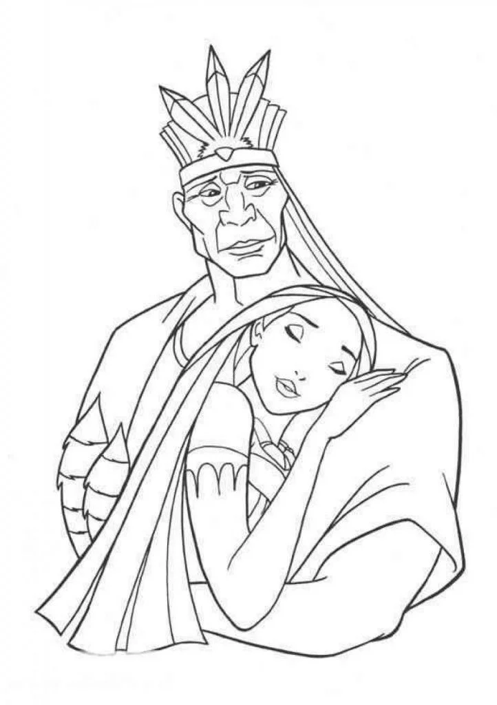 Pocahontas Para Colorear 21