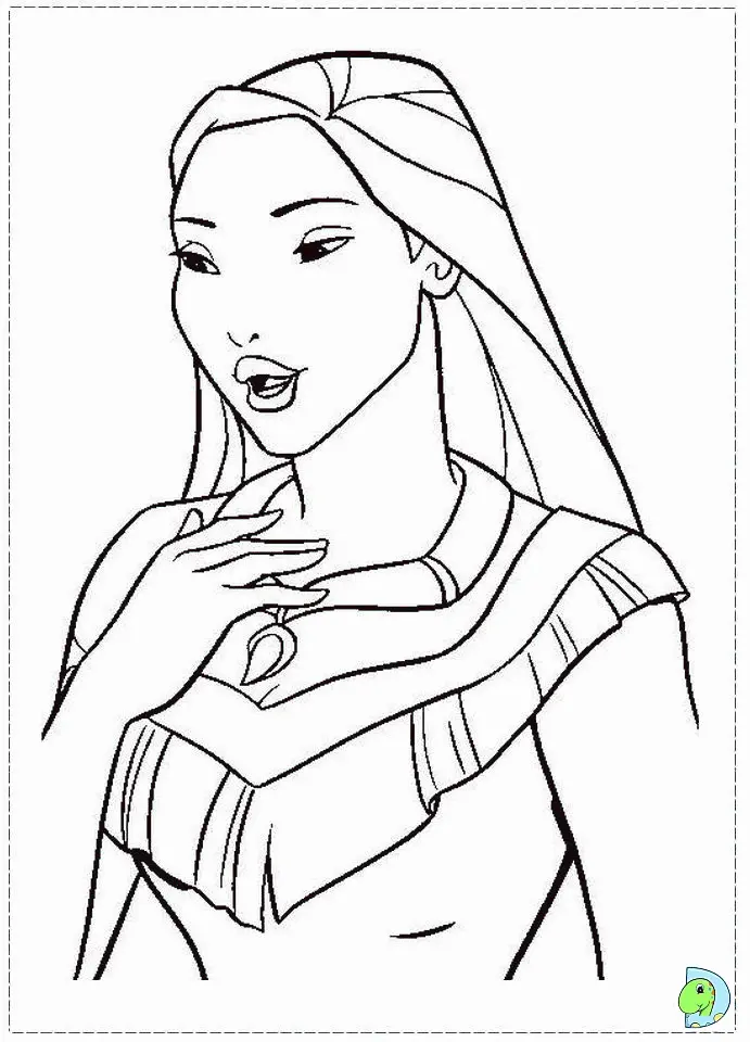 Pocahontas Para Colorear 31