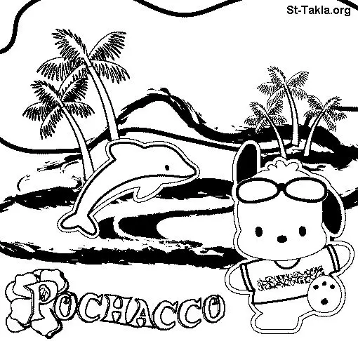 Pochacco Coloring Pages 18